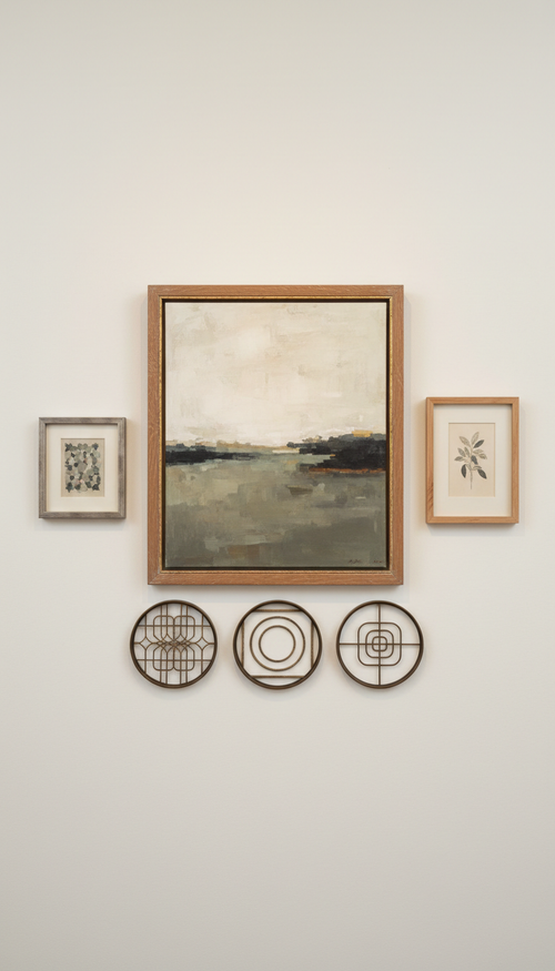 Framed canvas art print (example image)