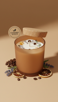 Premium scented candle in jar (example image)
